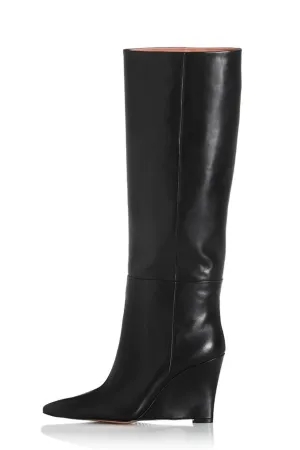 Alessandra Black Leather